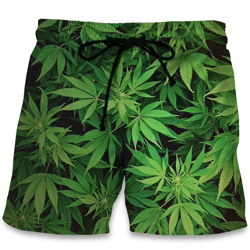 TheStoneyCrew™ Maple Weed Leaf Shorts