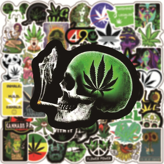 TheStoneyCrew™ 10/30/50/100PCS Weed Stickers