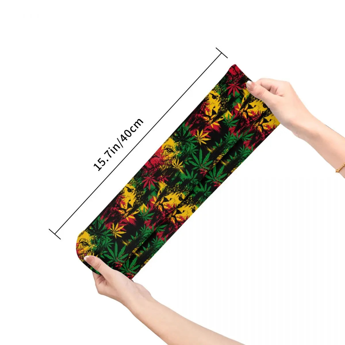 TheStoneyCrew™ Lion Head Cannabis Leaves Socks