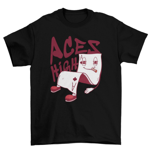 TheStoneyCrew™ Aces High poker card T-shirt