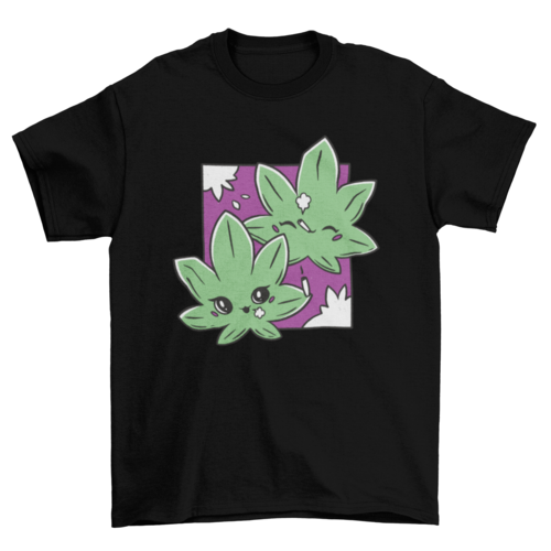 TheStoneyCrew™ Cute Weed Leaves Cartoon T-shirt