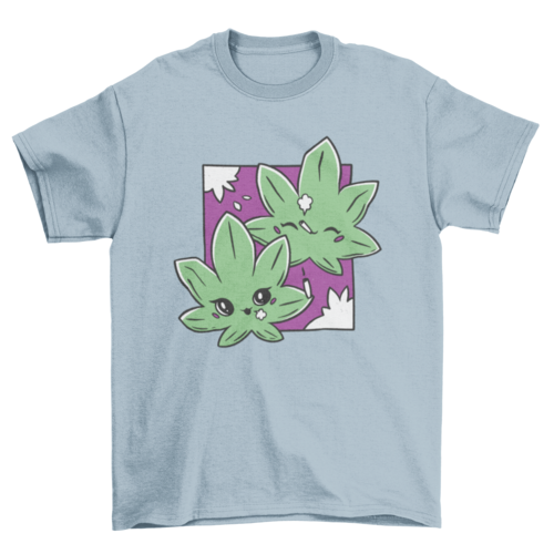 TheStoneyCrew™ Cute Weed Leaves Cartoon T-shirt