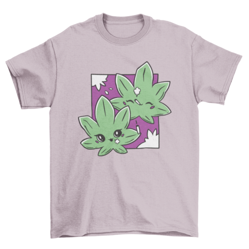 TheStoneyCrew™ Cute Weed Leaves Cartoon T-shirt