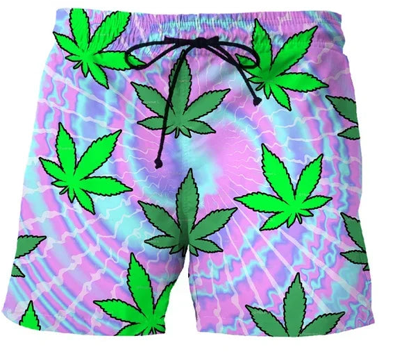 TheStoneyCrew™ 3D Weed Leaf Shorts